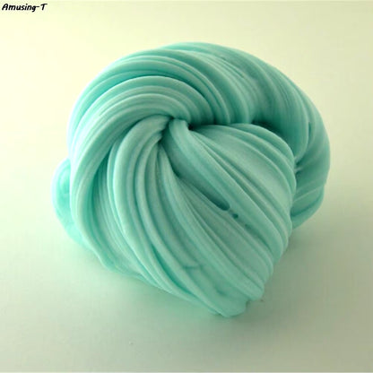 Colorful Sludge Cotton Mud to Release Clay Toy Kids Toy DIY Slime Clay Fluffy Floam Slime Scented Stress Relief No Borax